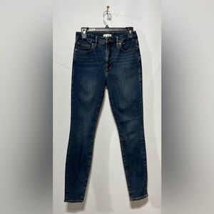 Good American Blue High Rise Skinny Jeans Size 6/28‎ Inseam 29”